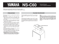 Yamaha NSC-60-Owners-Manual